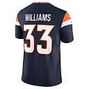 Zennovawear Men's Denver Broncos Javonte Williams Navy Mile High Collection Vapor F.U.S.E. Limited Jersey