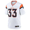 Zennovawear Men's Denver Broncos Javonte Williams White Mile High Collection Game Jersey