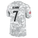Zennovawear Men's Denver Broncos John Elway Arctic Camo 2024 Salute to Service Retired Player Limited Jersey
