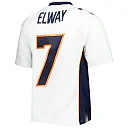 Zennovawear Men's Denver Broncos John Elway Mitchell & Ness White 1998 Legacy Jersey