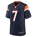 Zennovawear Men's Denver Broncos John Elway Navy Mile High Collection Alternate Retired Player Game Jersey