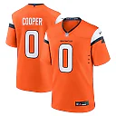 Zennovawear Men's Denver Broncos Jonathon Cooper Orange Team Game Jersey
