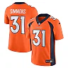 Zennovawear Men's Denver Broncos Justin Simmons Orange Vapor Untouchable Limited Jersey