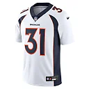 Zennovawear Men's Denver Broncos Justin Simmons White Vapor Untouchable Limited Jersey