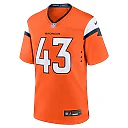 Zennovawear Men's Denver Broncos Keidron Smith Orange Team Game Jersey