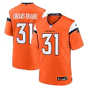 Zennovawear Men's Denver Broncos Kris Abrams-Draine Orange Team Game Jersey