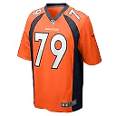 Zennovawear Men's Denver Broncos Lloyd Cushenberry III Orange Game Player Jersey