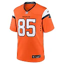 Zennovawear Men's Denver Broncos Lucas Krull Orange Team Game Jersey