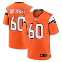 Zennovawear Men's Denver Broncos Luke Wattenberg Orange Team Game Jersey