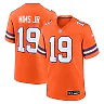 Zennovawear Men's Denver Broncos Marvin Mims Jr Orange Mile High Collection 1977 Throwback Player Game Jersey