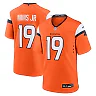 Zennovawear Men's Denver Broncos Marvin Mims Jr Orange Team Game Jersey