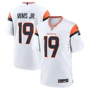 Zennovawear Men's Denver Broncos Marvin Mims Jr White Game Jersey