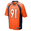 Zennovawear Men's Denver Broncos Matt Henningsen Orange Game Player Jersey