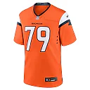 Zennovawear Men's Denver Broncos Matt Peart Orange Team Game Jersey