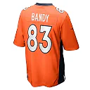 Zennovawear Men's Denver Broncos Michael Bandy Orange Team Game Jersey