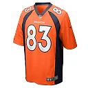 Zennovawear Men's Denver Broncos Michael Bandy Orange Team Game Jersey