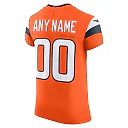 Zennovawear Men's Denver Broncos Orange Team Vapor F.U.S.E. Elite Custom Jersey