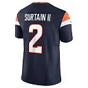 Zennovawear Men's Denver Broncos Patrick Surtain II Navy Mile High Collection Vapor F.U.S.E. Limited Jersey
