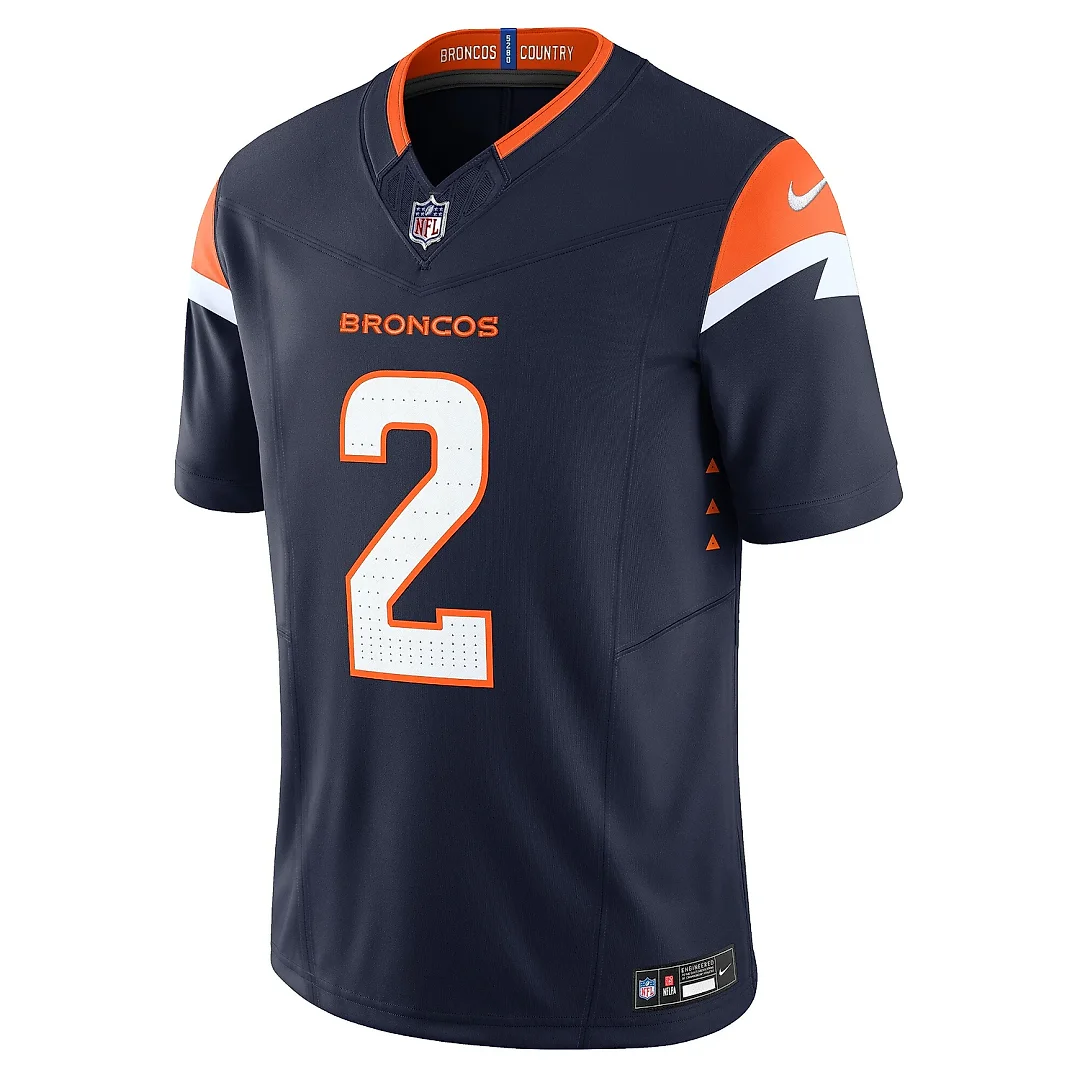 Zennovawear Men's Denver Broncos Patrick Surtain II Navy Mile High Collection Vapor F.U.S.E. Limited Jersey