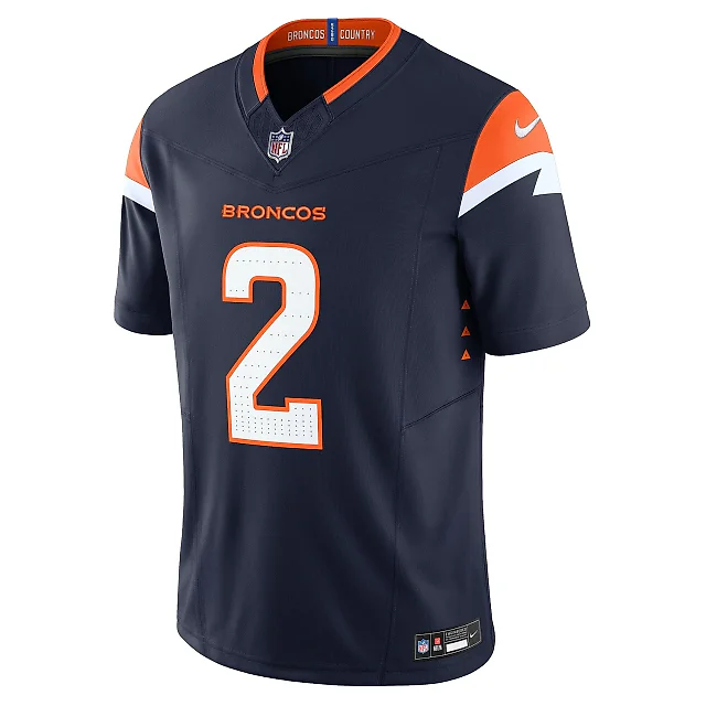 Zennovawear Men's Denver Broncos Patrick Surtain II Navy Mile High Collection Vapor F.U.S.E. Limited Jersey