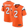 Zennovawear Men's Denver Broncos Patrick Surtain II Orange Mile High Collection Game Jersey
