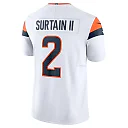 Zennovawear Men's Denver Broncos Patrick Surtain II White Mile High Collection Vapor F.U.S.E. Limited Jersey