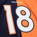 Zennovawear Men's Denver Broncos Peyton Manning Mitchell & Ness Navy/Orange 2015 Split Legacy Jersey