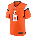 Zennovawear Men's Denver Broncos P.J. Locke Orange Team Game Jersey