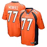 Zennovawear Men's Denver Broncos Quinn Meinerz Orange Game Jersey
