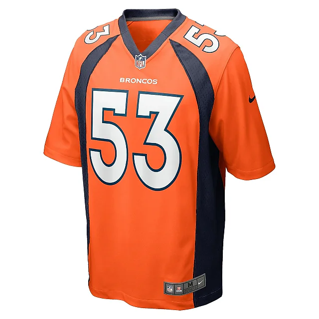 Zennovawear Men's Denver Broncos Randy Gradishar Orange Retired Player Game Jersey