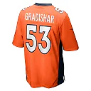 Zennovawear Men's Denver Broncos Randy Gradishar Orange Retired Player Game Jersey