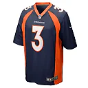 Zennovawear Men's Denver Broncos Russell Wilson Navy Alternate Game Jersey