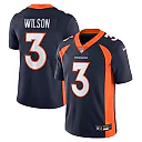 Zennovawear Men's Denver Broncos Russell Wilson Navy Vapor Untouchable Limited Jersey