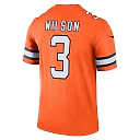Zennovawear Men's Denver Broncos Russell Wilson Orange Alternate Legend Player Performance Top