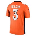 Zennovawear Men's Denver Broncos Russell Wilson Orange Team Legend Player Performance Top