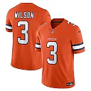 Zennovawear Men's Denver Broncos Russell Wilson Orange Vapor F.U.S.E. Limited Jersey