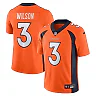 Zennovawear Men's Denver Broncos Russell Wilson Orange Vapor Untouchable Limited Jersey