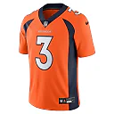 Zennovawear Men's Denver Broncos Russell Wilson Orange Vapor Untouchable Limited Jersey