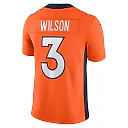 Zennovawear Men's Denver Broncos Russell Wilson Orange Vapor Untouchable Limited Jersey
