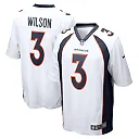 Zennovawear Men's Denver Broncos Russell Wilson White Game Jersey
