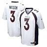 Zennovawear Men's Denver Broncos Russell Wilson White Game Jersey
