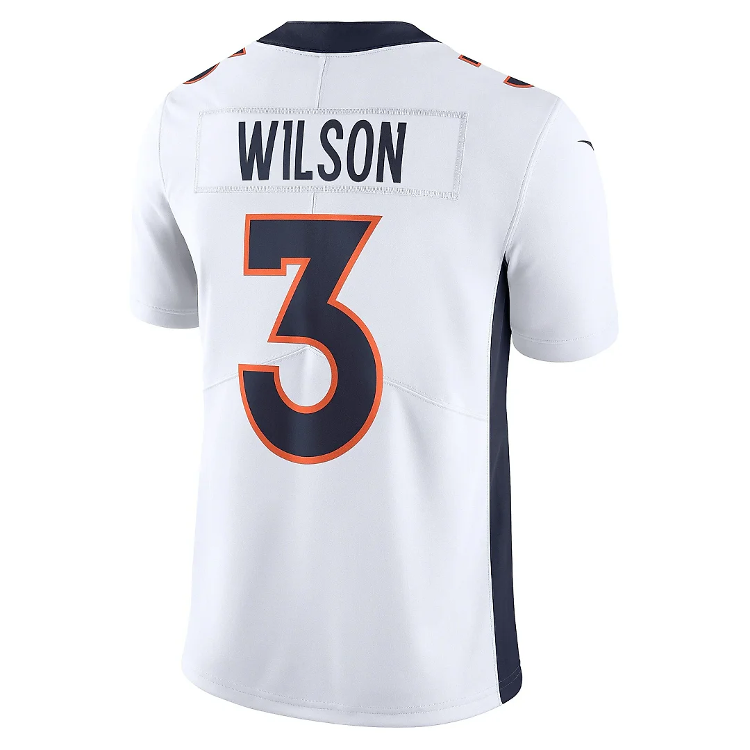 Zennovawear Men's Denver Broncos Russell Wilson White Vapor Untouchable Limited Jersey