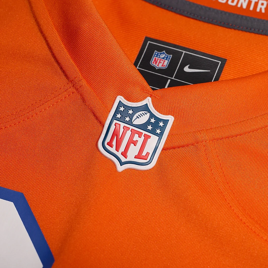 Zennovawear Men's Denver Broncos Tom Jackson Orange Mile High Collection 1977 Throwback Retired Player Game Jersey