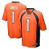 Zennovawear Men's Denver Broncos Tremon Smith Orange Game Jersey