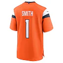 Zennovawear Men's Denver Broncos Tremon Smith Orange Team Game Jersey