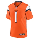 Zennovawear Men's Denver Broncos Tremon Smith Orange Team Game Jersey