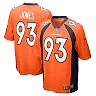 Zennovawear Men's Denver Broncos Troy Jones Orange Game Jersey