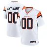 Zennovawear Men's Denver Broncos White Mile High Collection Custom Game Jersey
