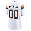 Zennovawear Men's Denver Broncos White Mile High Collection Custom Game Jersey
