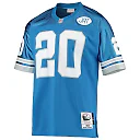 Zennovawear Men's Detroit Lions 1991 Barry Sanders Mitchell & Ness Blue Throwback Retired Player Jersey